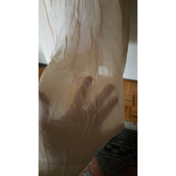 Blessed are the meek black taupe side back bodice  cutouts summer dress M (3) - Picture 12 of 13